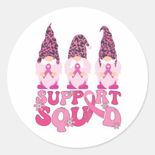 Sticker Rond Les Gnomes soutiennent l'équipe Sensibilisation au