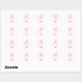 Sticker Rond Les grands-mères cool ont des muscles (Feuille)