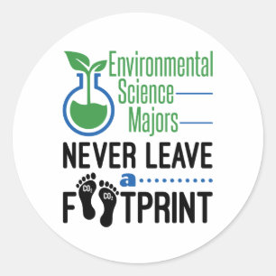 Sticker Rond Les grands scientifiques de l'environnement ne qui