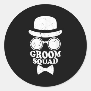 Sticker Rond Les Groomsmen Mariage De Groom Squad Mariage Et Ba