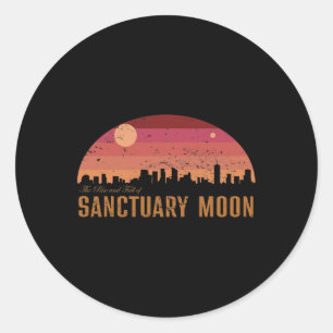 STICKER ROND LES HAUSSES ET LA CHUTE DE LA LUNE DES SANCTUAIRES