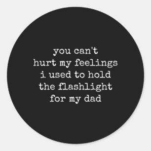 Sticker Rond Les hommes ne peuvent pas blesser les sentiments u