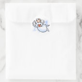 Sticker Rond Les infirmières sont des anges (Sac)