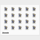 Sticker Rond Les intouchables de Chicago (Feuille)