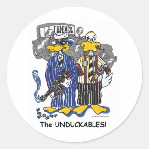Sticker Rond Les intouchables de Chicago