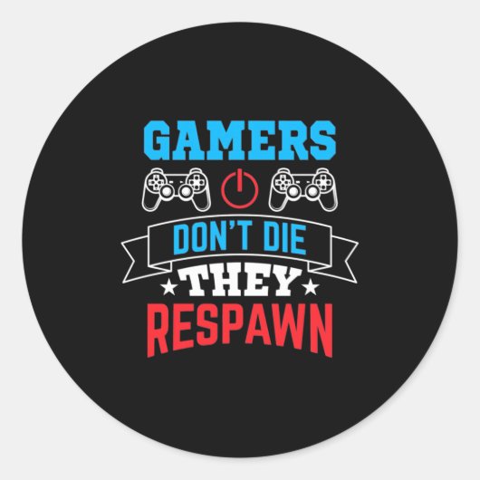 Sticker Rond Les joueurs qu'ils respectent (Devant)
