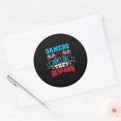 Sticker Rond Les joueurs qu'ils respectent (Enveloppe)