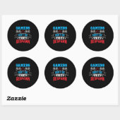 Sticker Rond Les joueurs qu'ils respectent (Feuille)