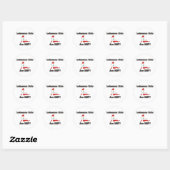 Sticker Rond Les Libanaises Sont Chaudes (Feuille)