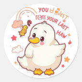 Sticker Rond Les meilleures peintures artistiques (Devant)