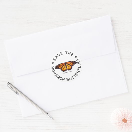 STICKER ROND LES MONARQUES MONARCHS 3 (Enveloppe)