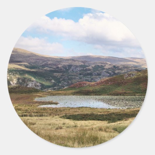 STICKER ROND LES MONTAGNES (Devant)