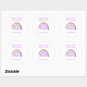 Sticker Rond Les nuances d'une princesse Fille Pleine Armure de (Feuille)
