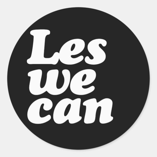 STICKER ROND LES ON PEUT (Devant)