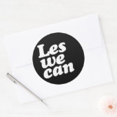 STICKER ROND LES ON PEUT (Enveloppe)