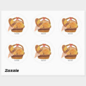 Sticker Rond Les Pains (Feuille)