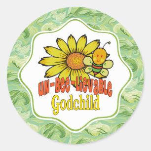 Sticker Rond Les Parfums et les abeilles de Godchild