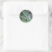 Sticker Rond Les Peiroulets Ravine par Vincent van Gogh (Sac)