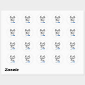 Sticker Rond Les pensées deviennent des choses légères (Feuille)