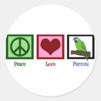 Les perroquets Peace Love