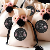 Sticker Rond Les Petits Boos Sont De Belles Florales D'Aquarell