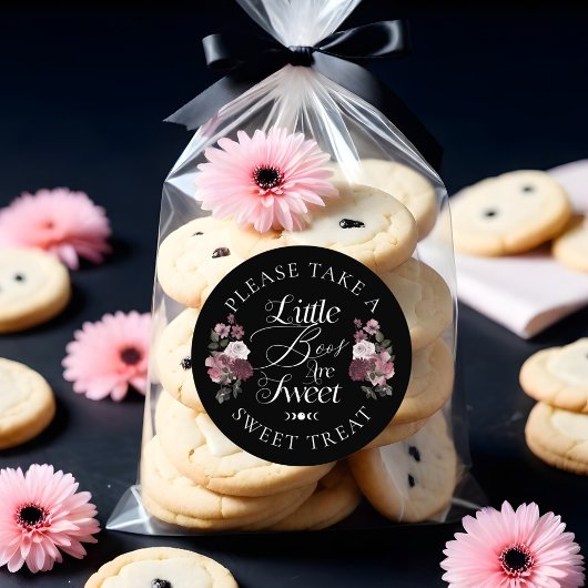 Sticker Rond Les Petits Boos Sont De Belles Florales D'Aquarell