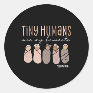 Sticker Rond Les Petits Humains Sont Ma Maternité Postpartum Pr