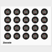 Sticker Rond Les Plus Probables À Échanger Soeur Pour Cadeaux F (Feuille)