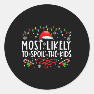 Sticker Rond Les Plus Susceptibles De Gâcher Les Enfants Fun No