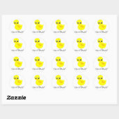 Sticker Rond Les poules gouvernent ! (Feuille)