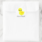 Sticker Rond Les poules gouvernent ! (Sac)