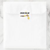 STICKER ROND LES POULES M'AIMENT (Sac)