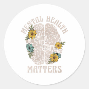 Sticker Rond Les Problèmes De Santé Soient Semblables À Votre M