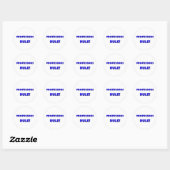 Sticker Rond Les professeurs gouvernent ! (Feuille)