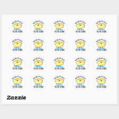 Sticker Rond Les Puns ne sont pas fromages Le Pun de Fromage 'r (Feuille)