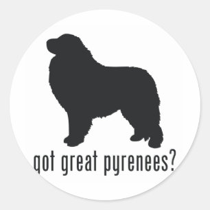 Sticker Rond Les Pyrénées