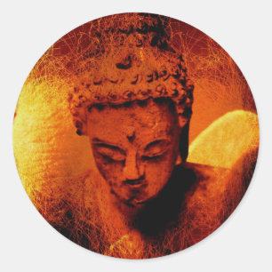 Sticker Rond Les rêves de bouddha