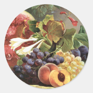 Sticker Rond Les richesses de la nature