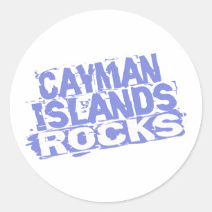 Sticker Rond Les Rochers des îles Caïmans