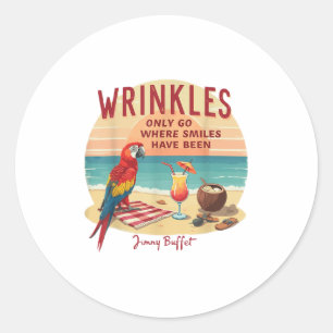 Sticker Rond Les Rondages Ne Vont Que Là Où Les Sourires Ont Ét