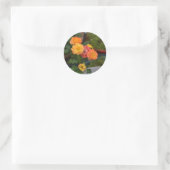 Sticker Rond Les roses de manteau de Joseph (Sac)