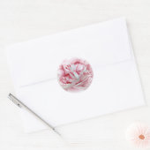 Sticker Rond Les sceaux d'enveloppes de fleurs Mariages (Enveloppe)