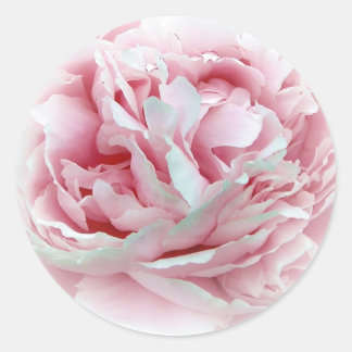 Sticker Rond Les sceaux d'enveloppes de fleurs Mariages