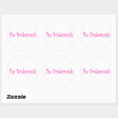 Sticker Rond Les servantes d'Epoux (Feuille)