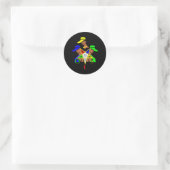 Sticker Rond Les Soeurs Oes Star Commandent L'Etoile Orientale  (Sac)