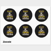 Sticker Rond Les Soudeurs Le Font En Toute Position (Feuille)