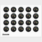 Sticker Rond Les surnaturels (Feuille)