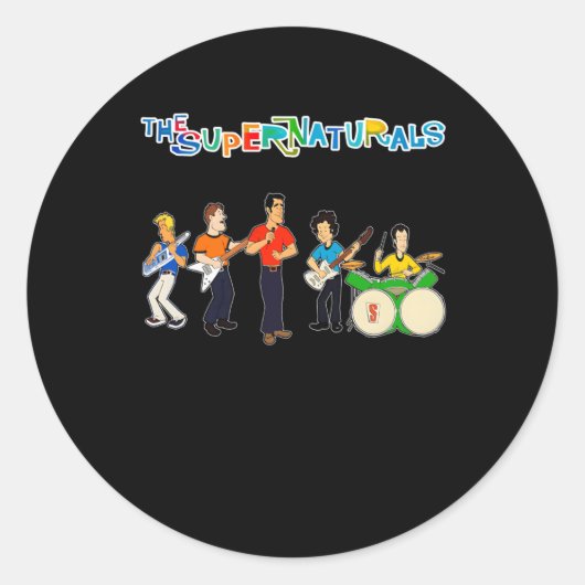 Sticker Rond Les surnaturels (Devant)