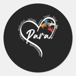 Sticker Rond Les Tee - shirts Graphiques Paraprofessionnels Rev