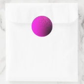 Sticker Rond Les teintes : Magenta et Cloud (Sac)